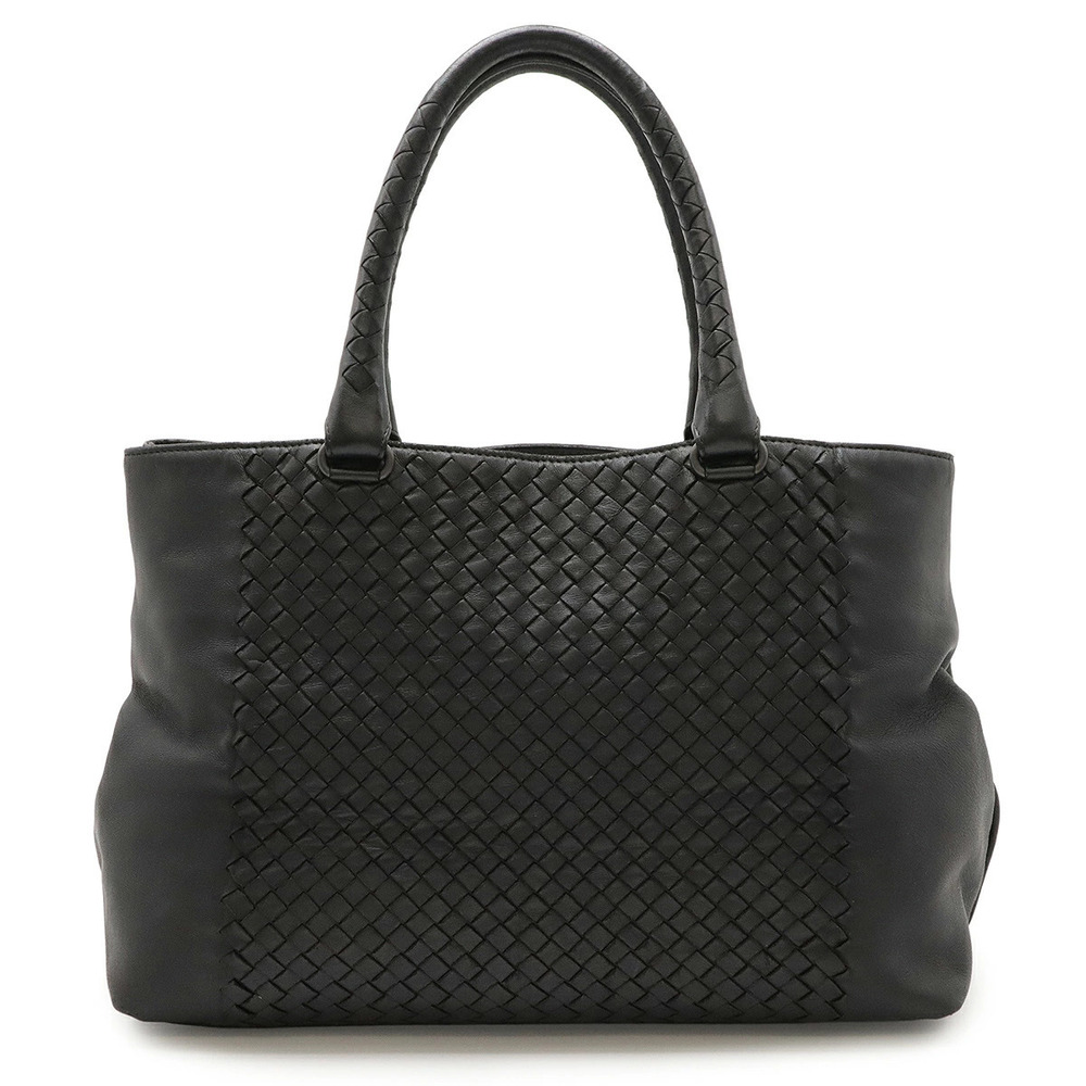 BOTTEGA VENETA Intrecciato Tote Bag Shoulder Hobo Black